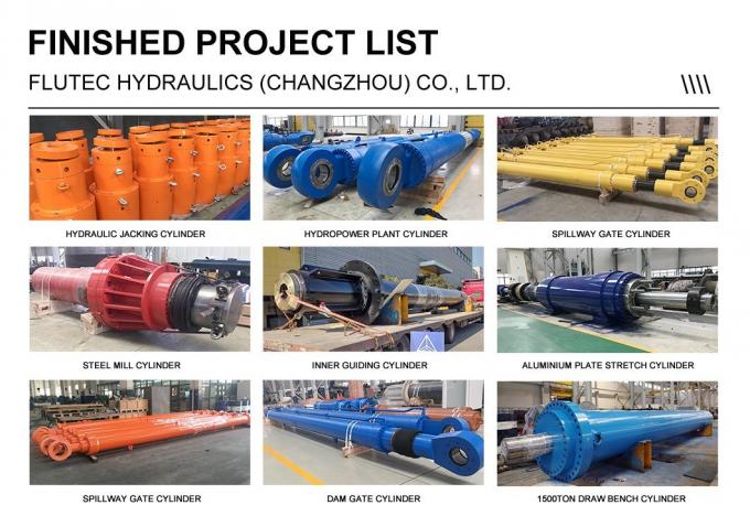 ISO9001 4000 टन कस्टम हाइड्रोलिक सिलेंडर लिफ्ट प्लेटफॉर्म के लिए बड़े बोर 8