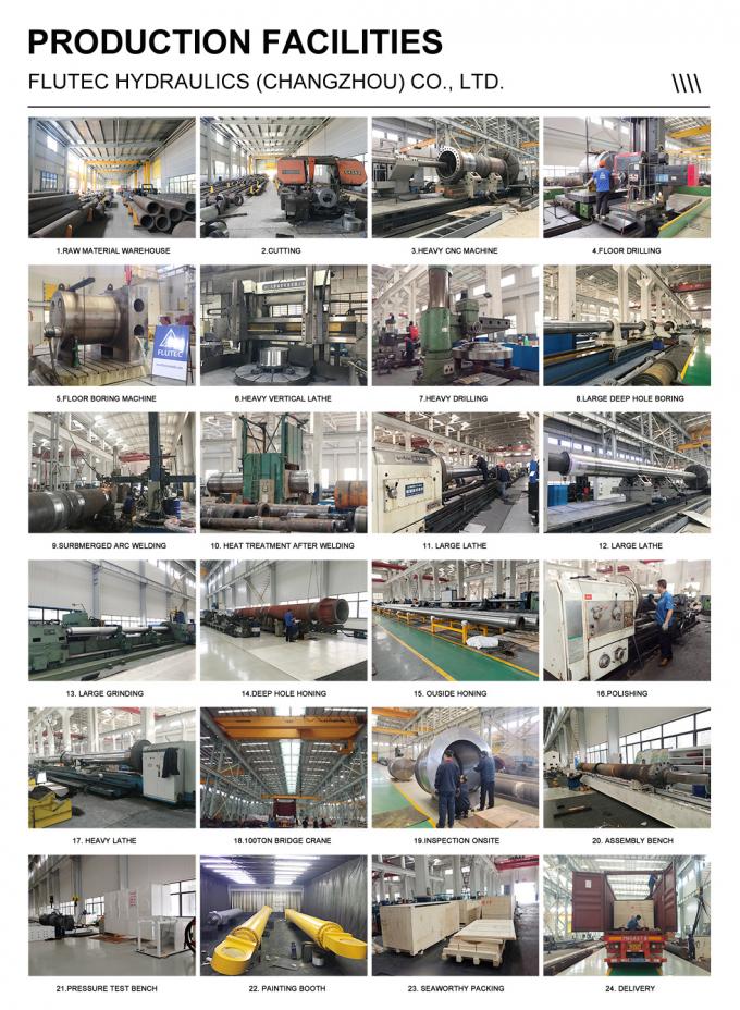 कस्टम-मेड 3. भारी शुल्क 42CrMo4 हाइड्रोलिक प्रेस के लिए सिलेंडर शरीर 3